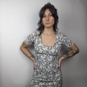 Wet Seal Floral Butterfly Dress